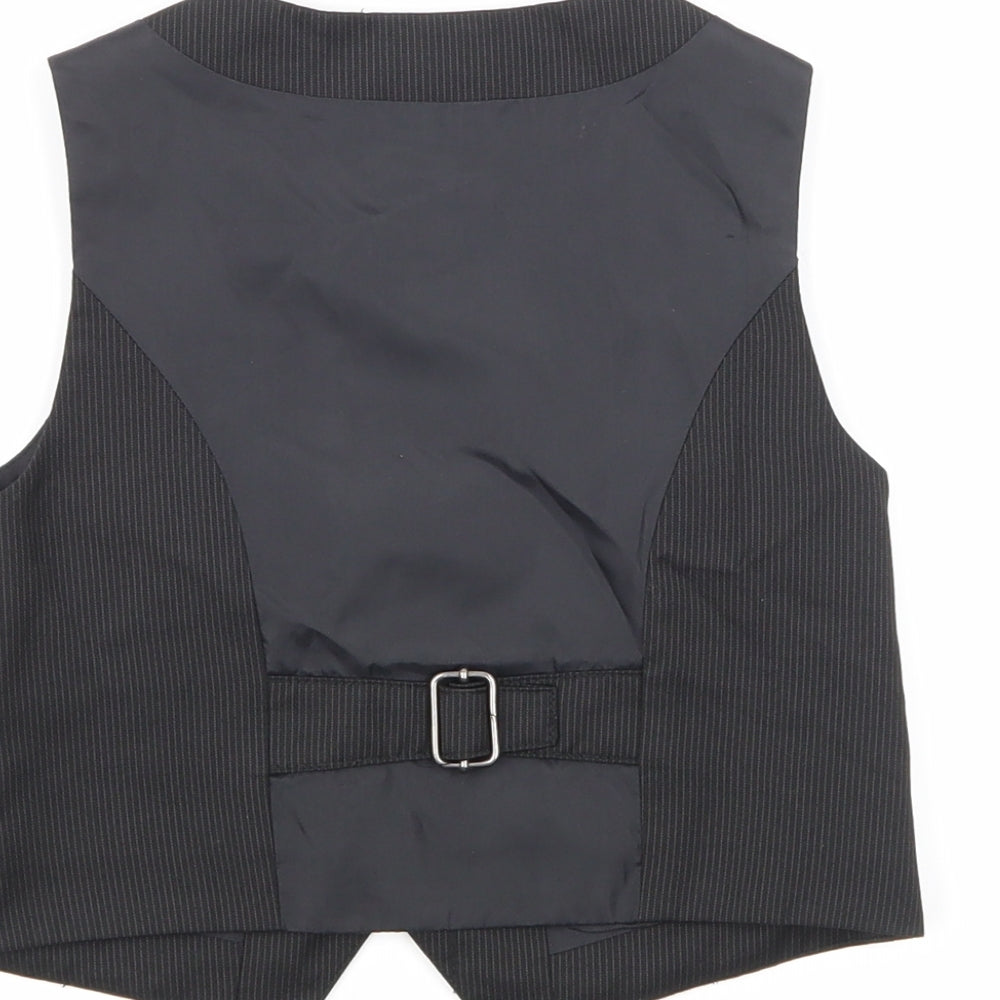 H&M Boys Black   Jacket Waistcoat Size 18-24 Months