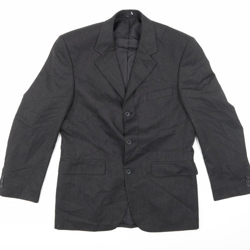 Preworn Mens Grey   Jacket Suit Jacket Size 38