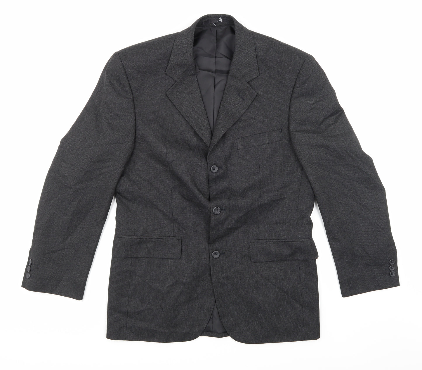 Preworn Mens Grey   Jacket Suit Jacket Size 38