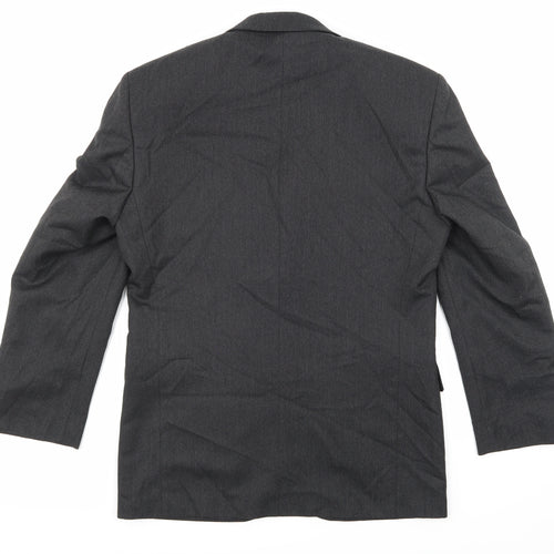 Preworn Mens Grey   Jacket Suit Jacket Size 38