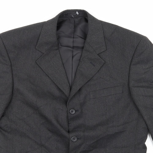 Preworn Mens Grey   Jacket Suit Jacket Size 38