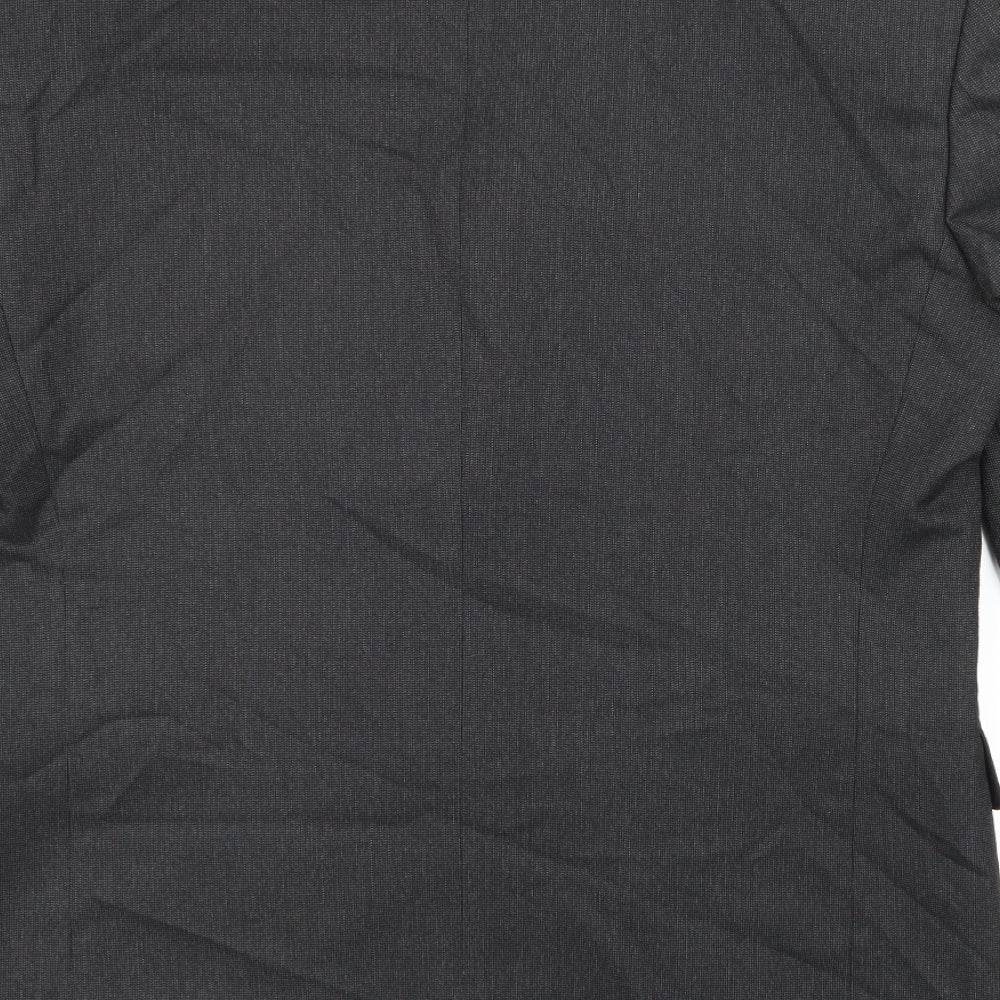 Preworn Mens Grey   Jacket Suit Jacket Size 38