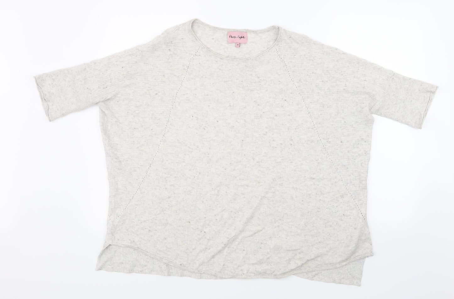 Phase Eight Womens Grey  Knit Pullover Jumper Size M