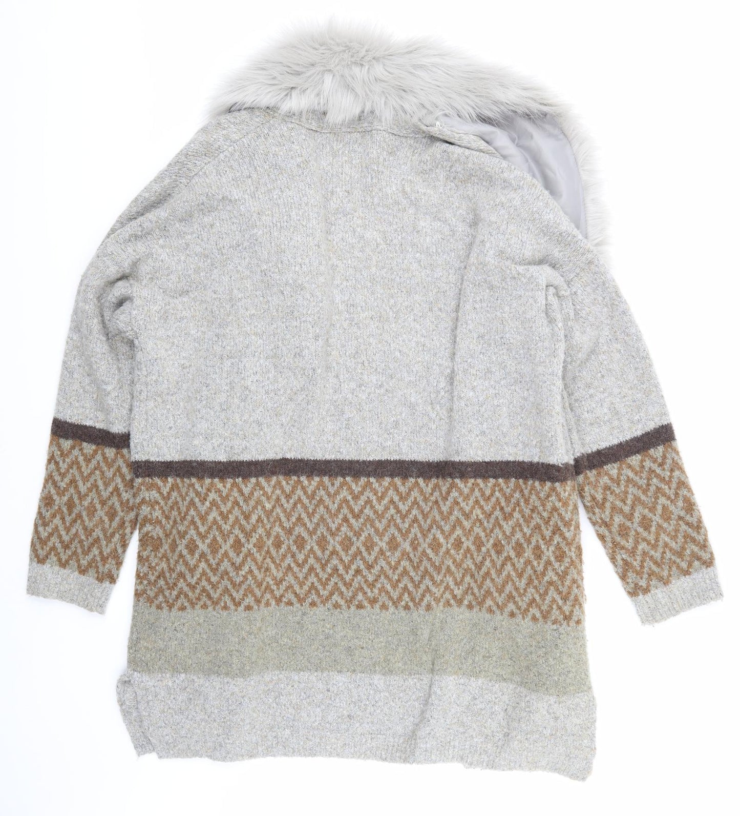 George Womens Grey  Knit Cardigan Jumper Size 20