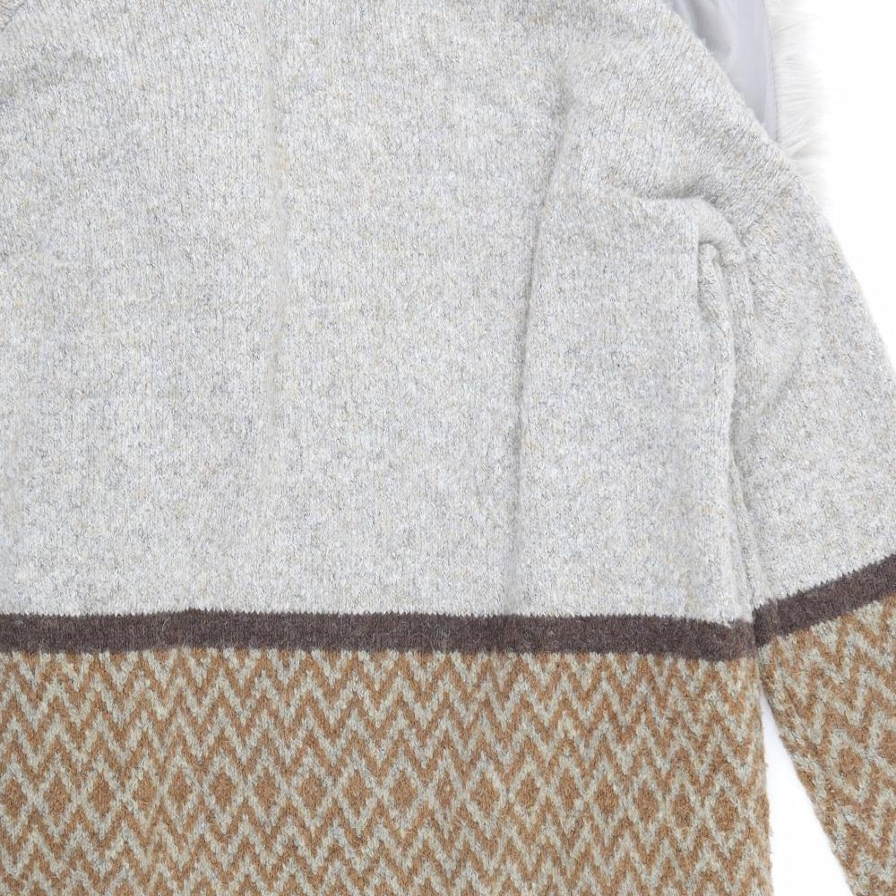 George Womens Grey  Knit Cardigan Jumper Size 20