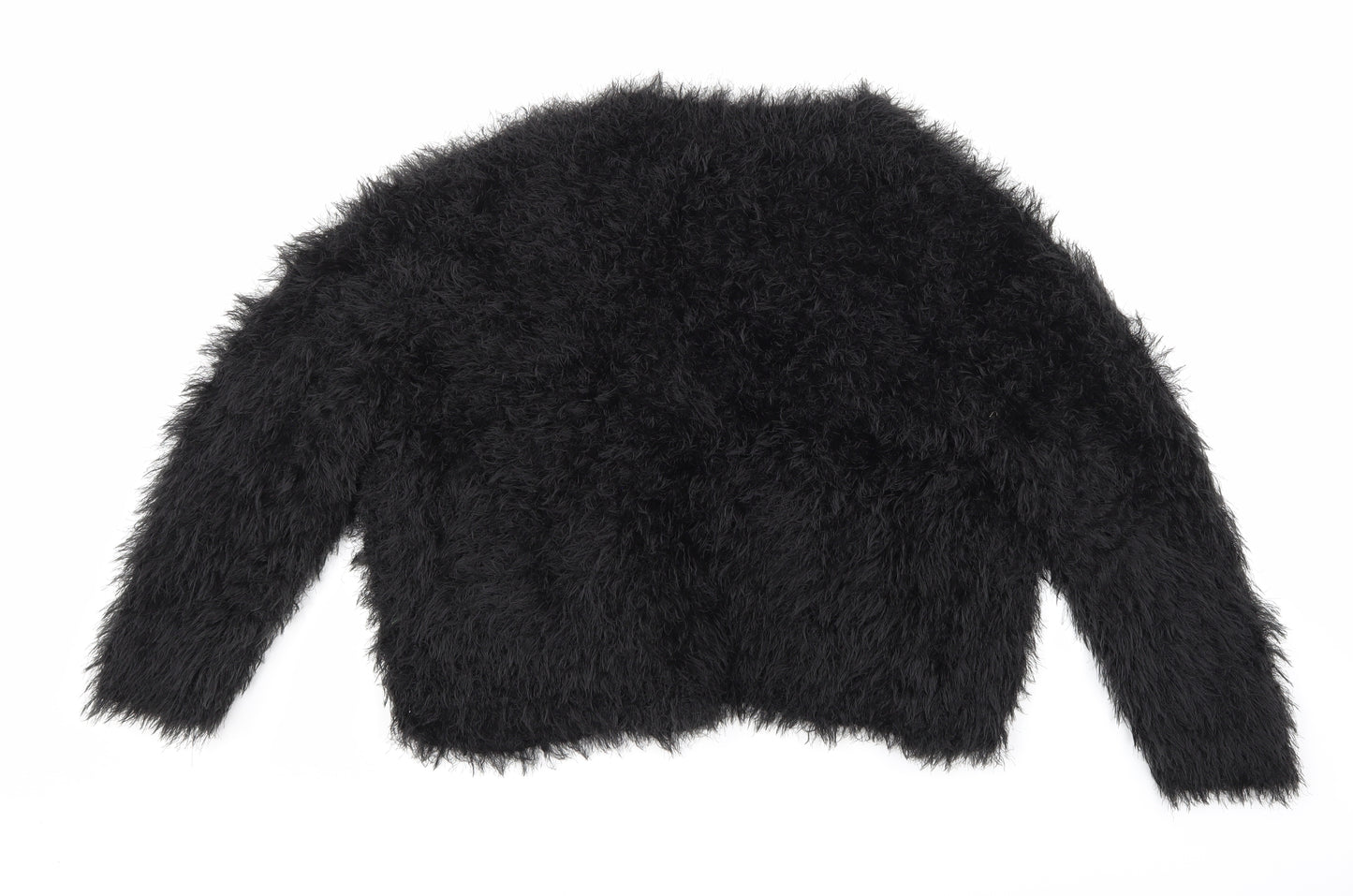George Womens Black  Knit Cardigan Jumper Size L  - Fluffy