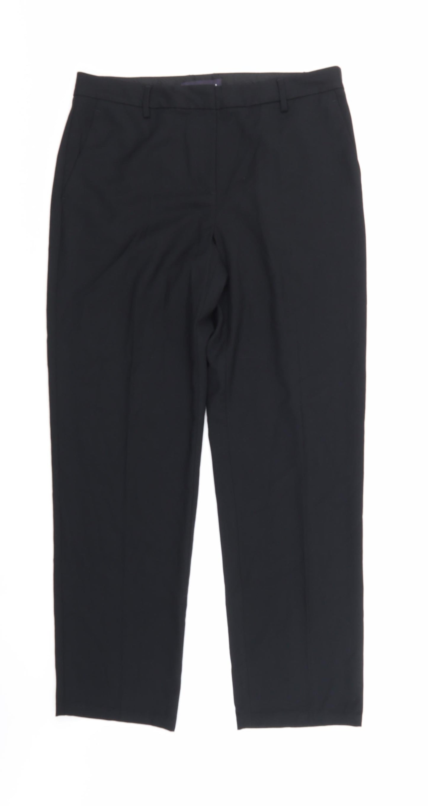 Marks and Spencer Womens Black   Trousers  Size 12 L27 in