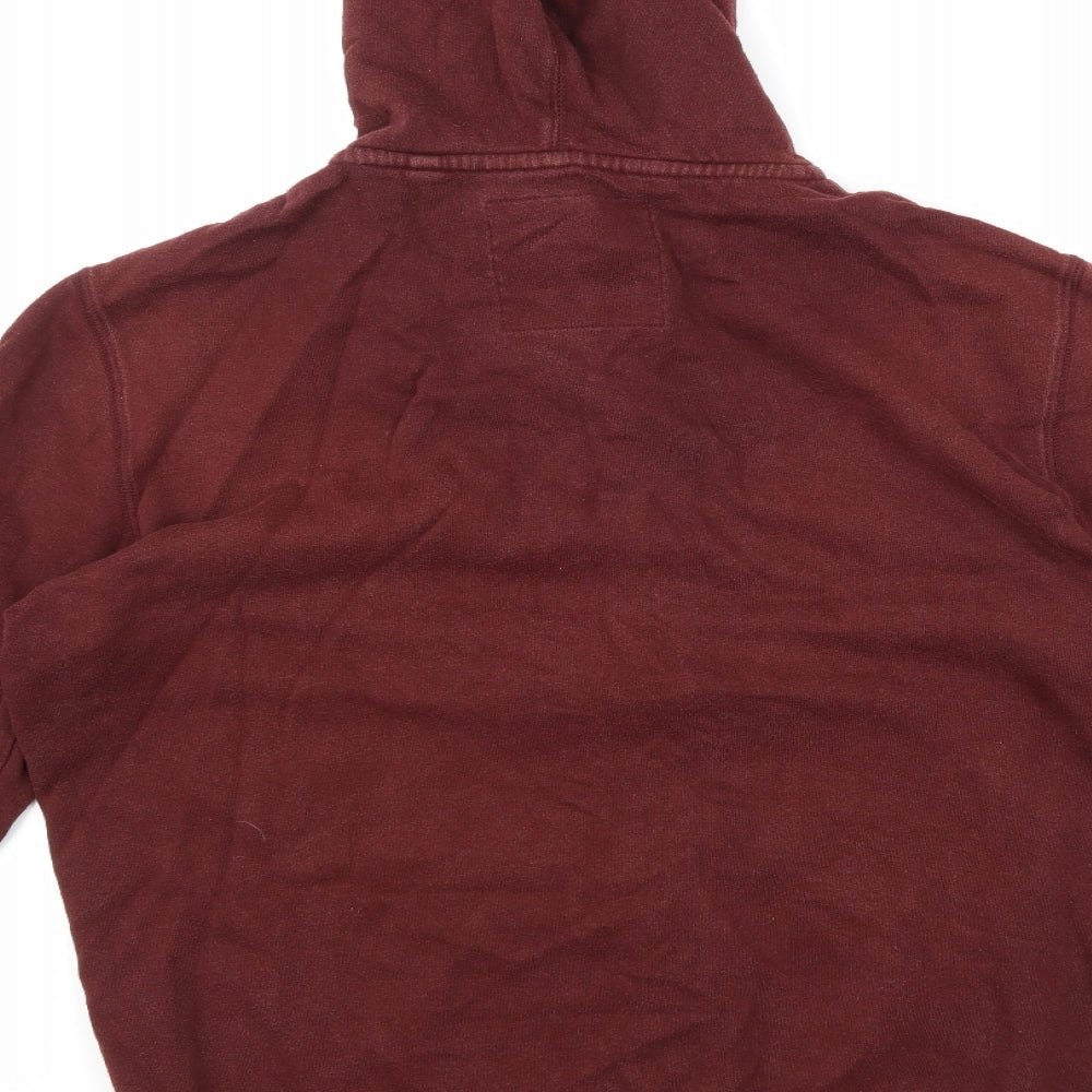 NEXT Mens Red   Full Zip Hoodie Size L