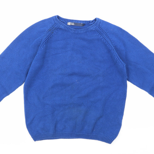 Isle Womens Blue  Knit Pullover Jumper Size S