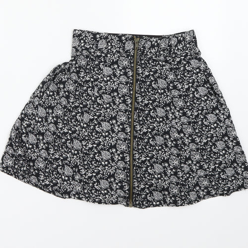 Cooperative Womens Beige Floral  Flare Skirt Size XS