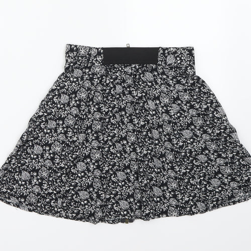 Cooperative Womens Beige Floral  Flare Skirt Size XS