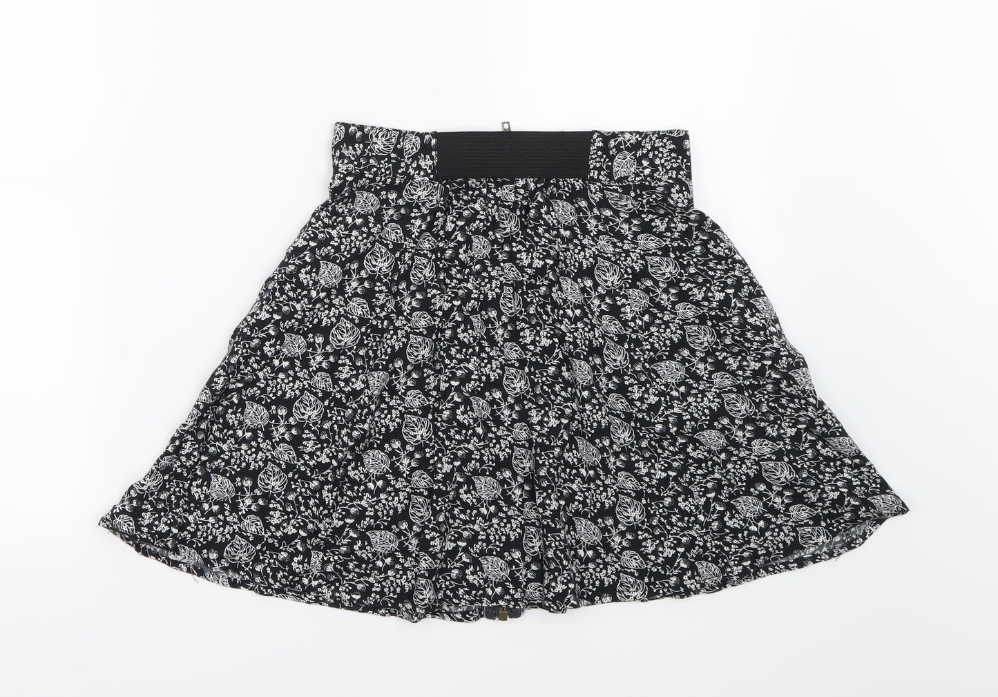 Cooperative Womens Beige Floral  Flare Skirt Size XS