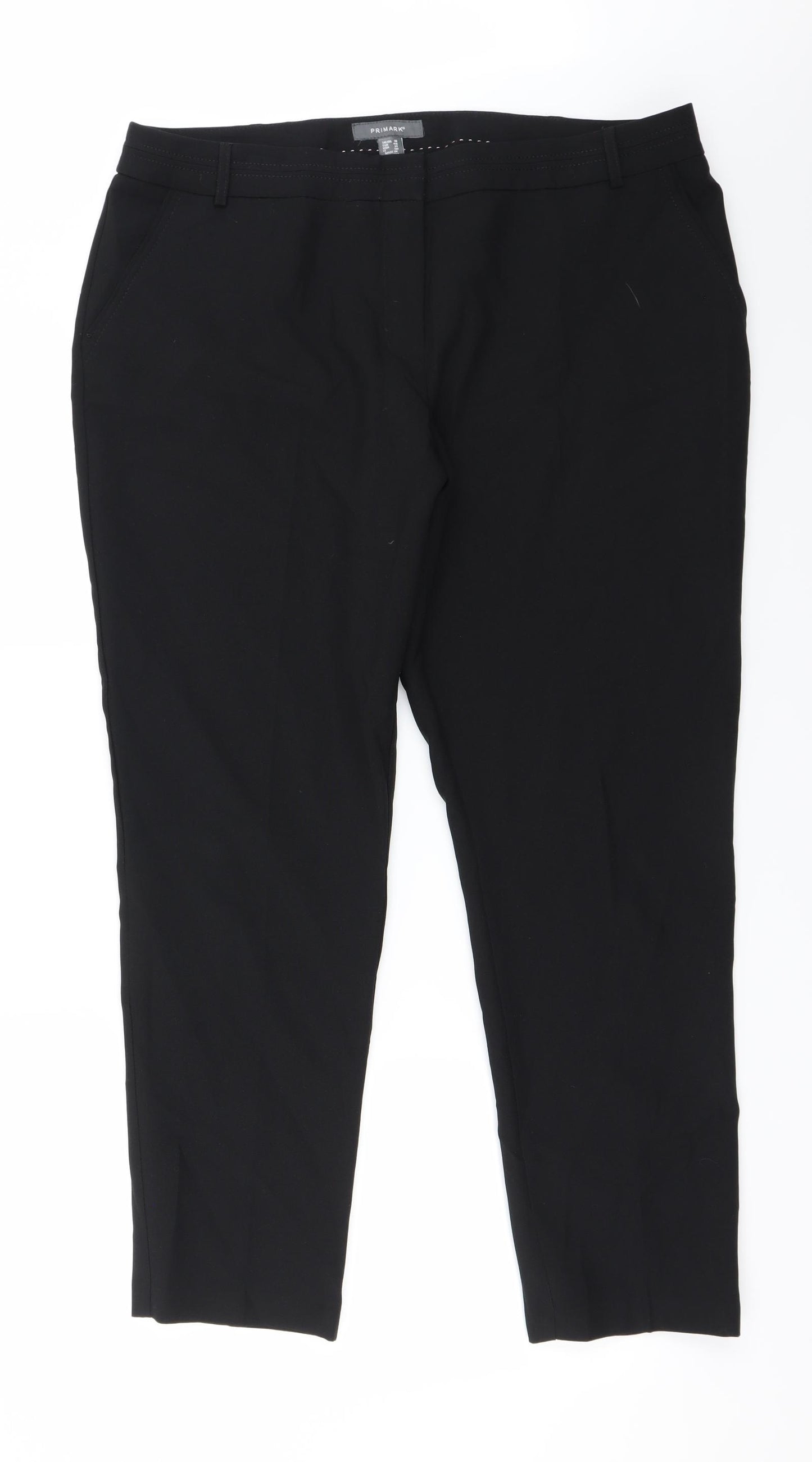Primark  Womens Black   Trousers  Size 18 L29 in