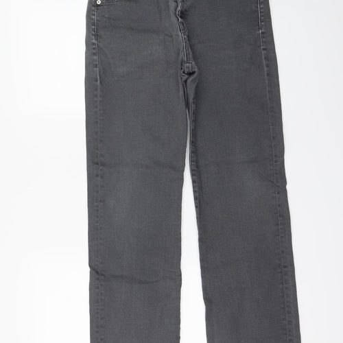 7 For All Mankind Mens Grey   Straight Jeans Size 31 L28 in