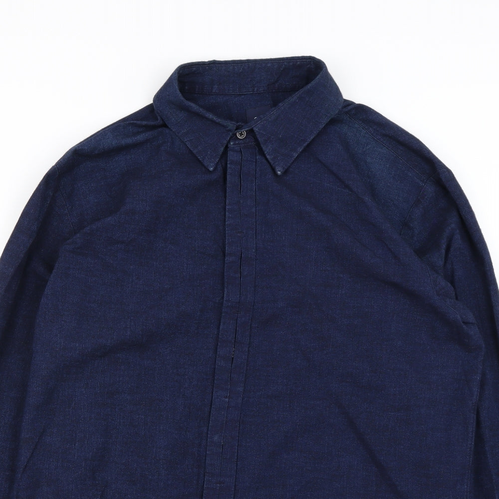 Gap Mens Blue    Button-Up Size XL