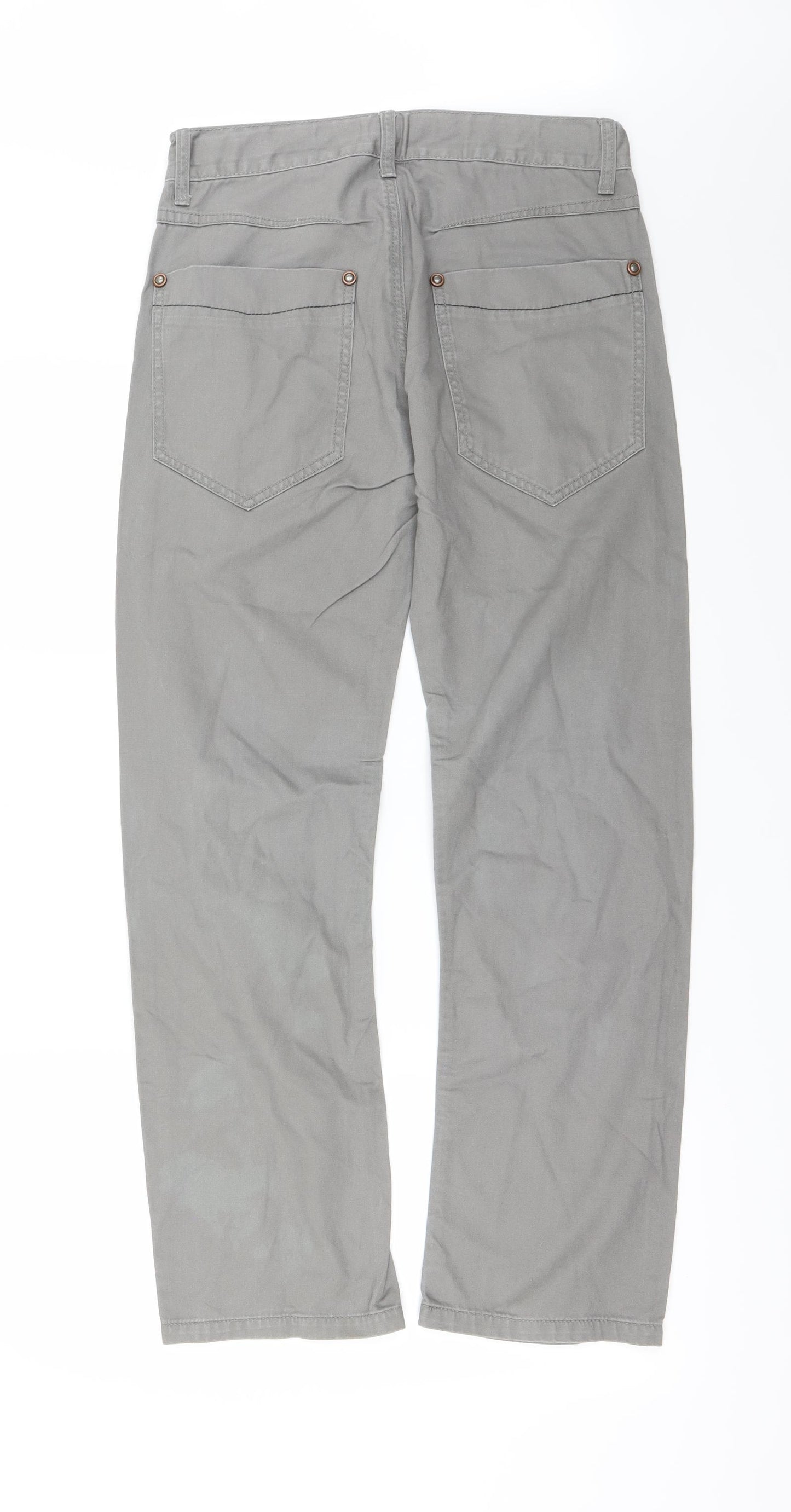 Green Generation  Boys Grey   Straight Jeans Size 13-14 Years