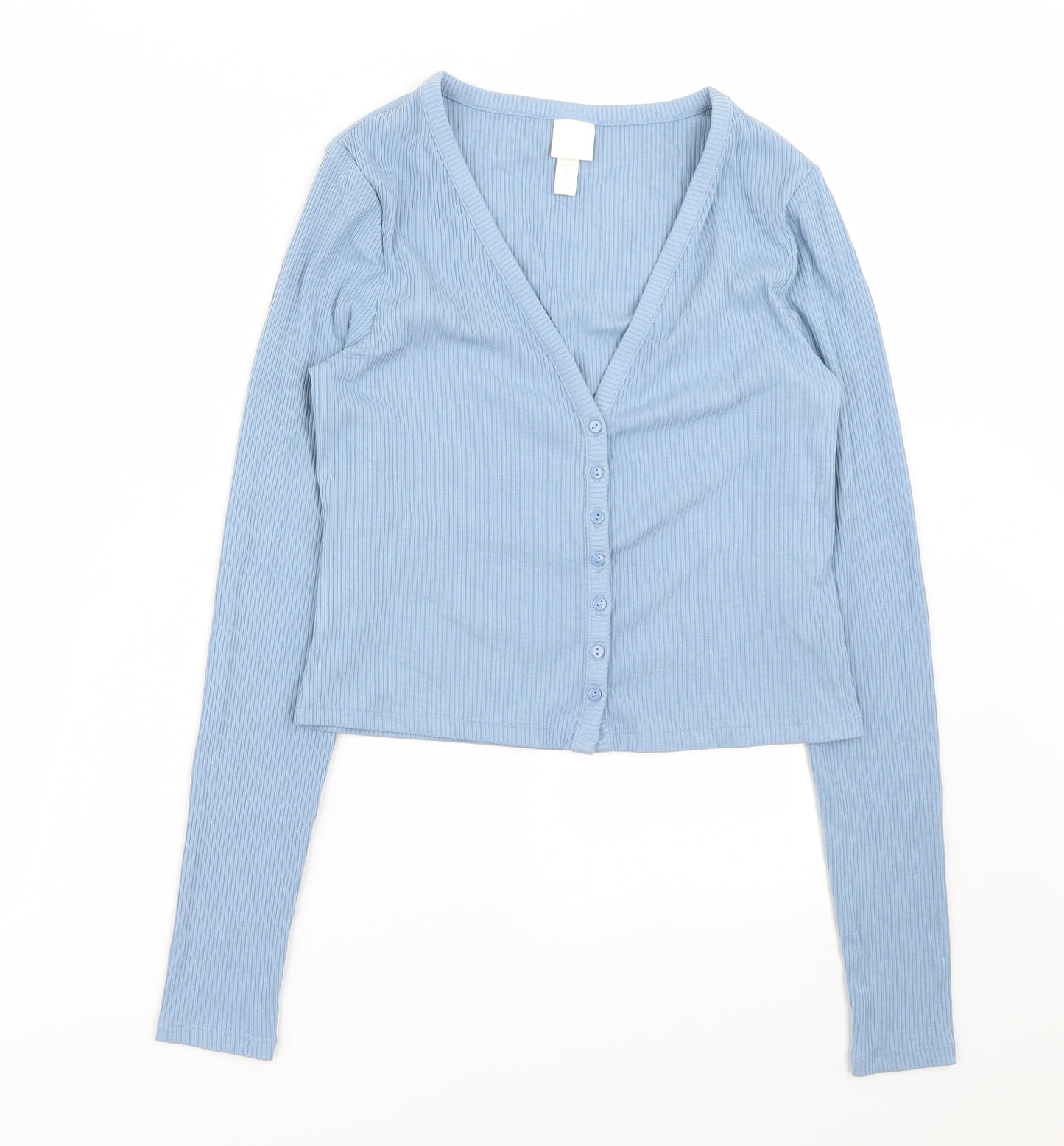 H&M Womens Blue   Cardigan Jumper Size S