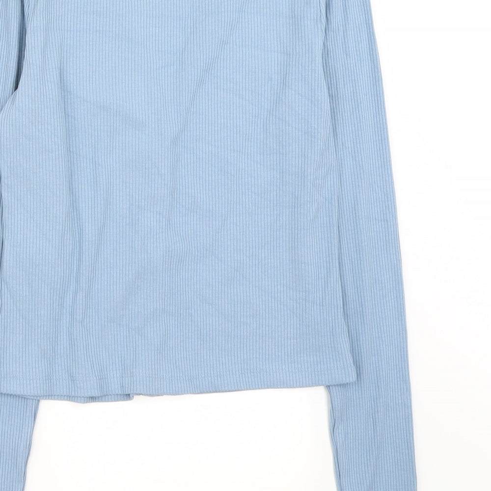 H&M Womens Blue   Cardigan Jumper Size S