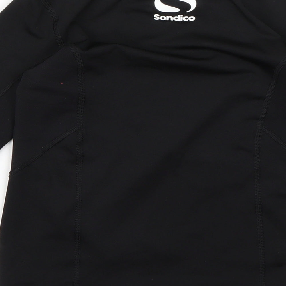 Sandico Boys Black   Pullover Button-Up Size 5-6 Years