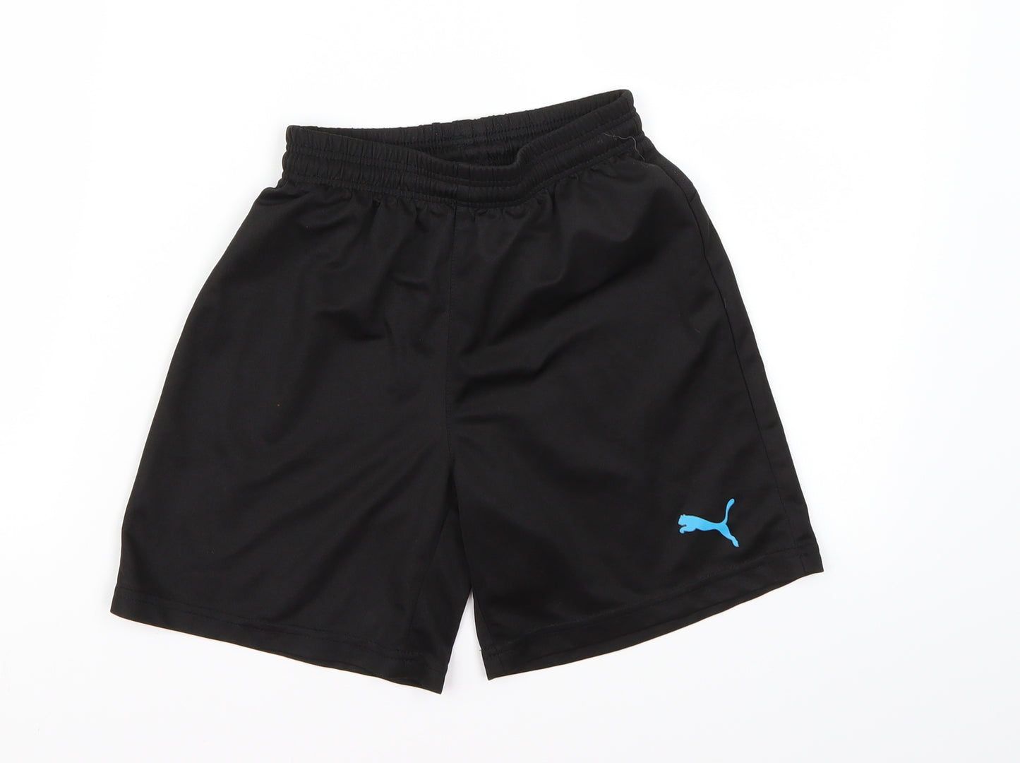 PUMA Boys Black   Sweat Shorts Size 10 Years