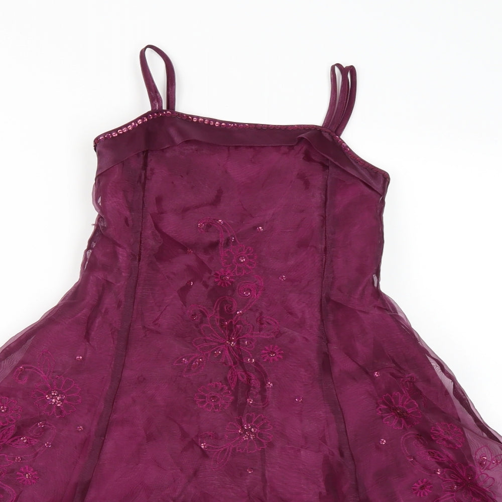 Ladybird Girls Purple   Trapeze & Swing  Size 5-6 Years