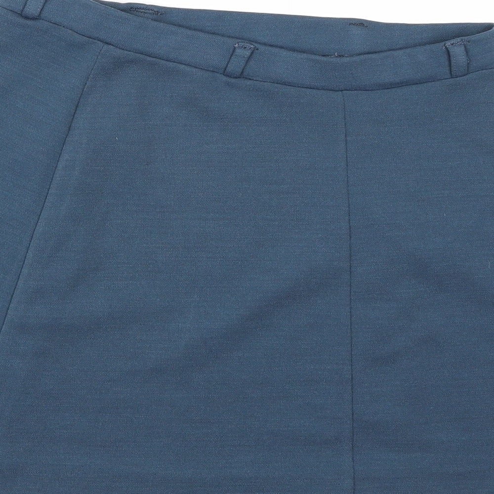 Preworn Womens Blue   A-Line Skirt