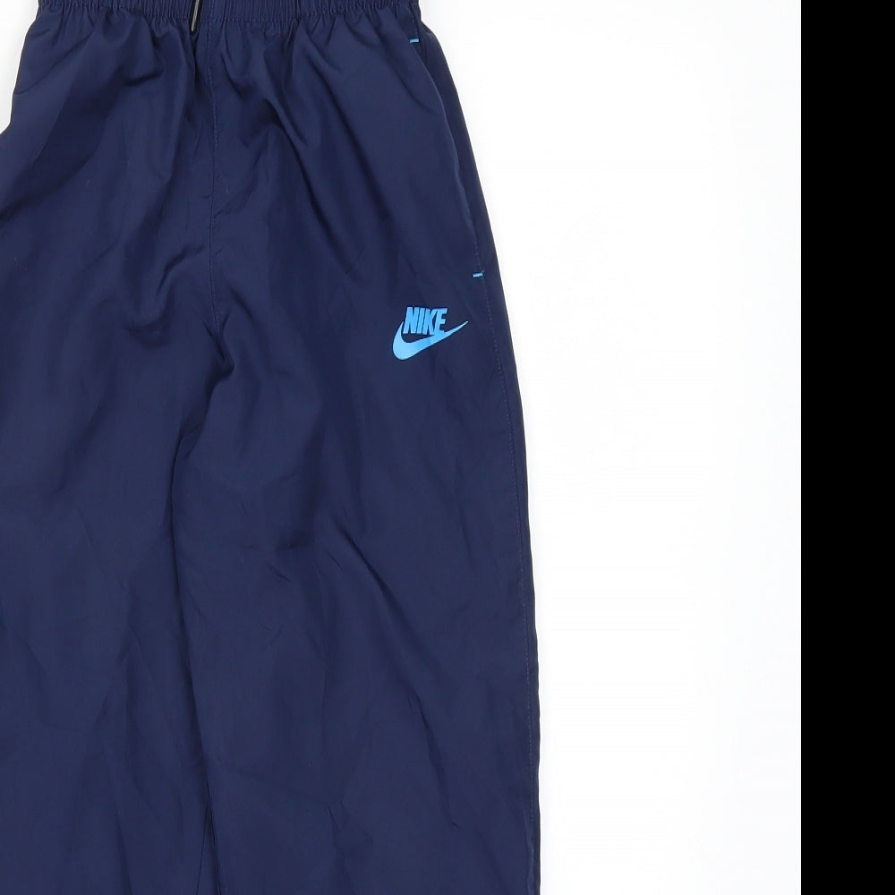 Nike Boys Blue   Jogger Trousers Size 7-8 Years