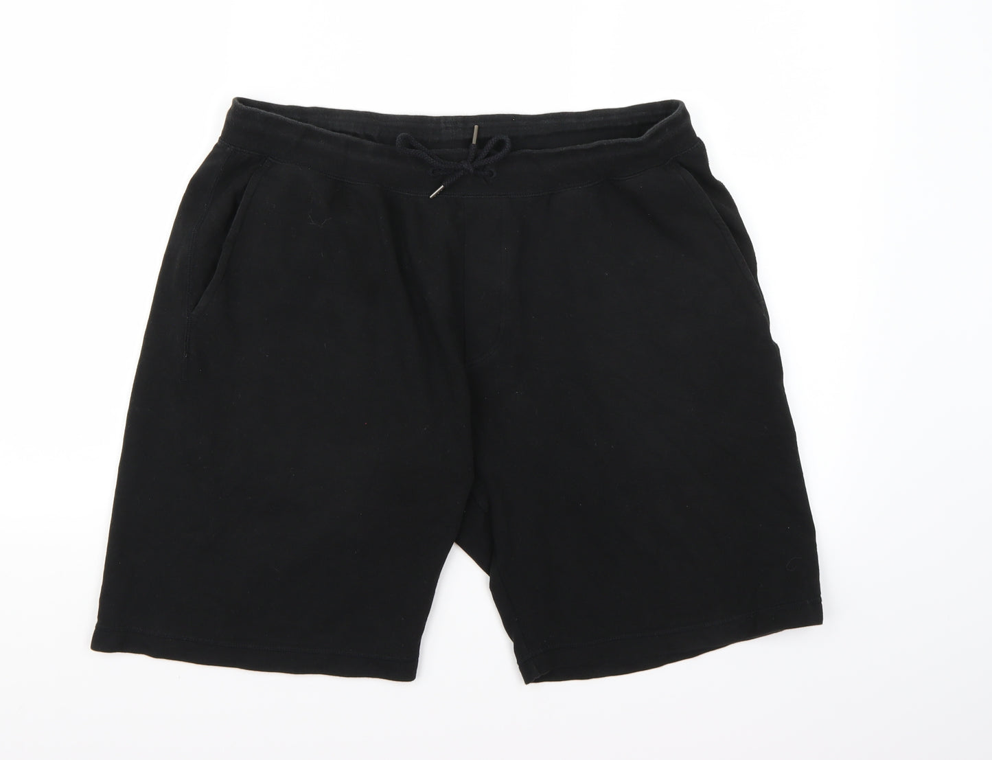 UNI QLO Mens Black   Sweat Shorts