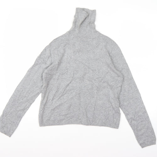 Marks and Spencer Womens Grey  Knit Pullover Jumper Size 14