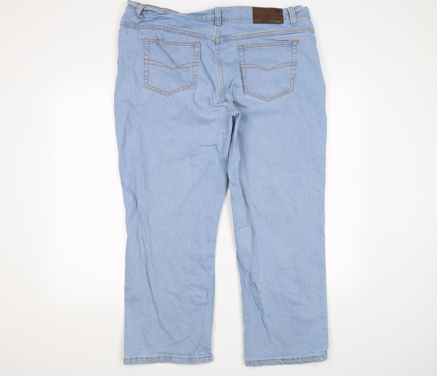 Cotton Traders Womens Blue  Denim Straight Jeans Size 18 L26 in