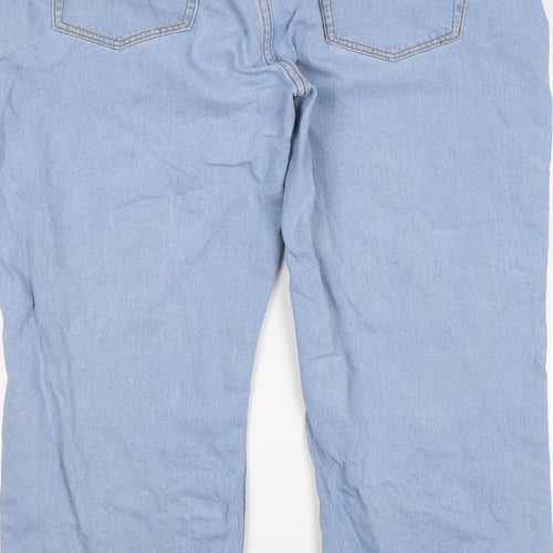 Cotton Traders Womens Blue  Denim Straight Jeans Size 18 L26 in