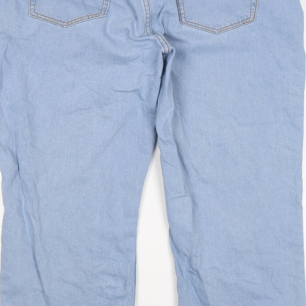 Cotton Traders Womens Blue  Denim Straight Jeans Size 18 L26 in