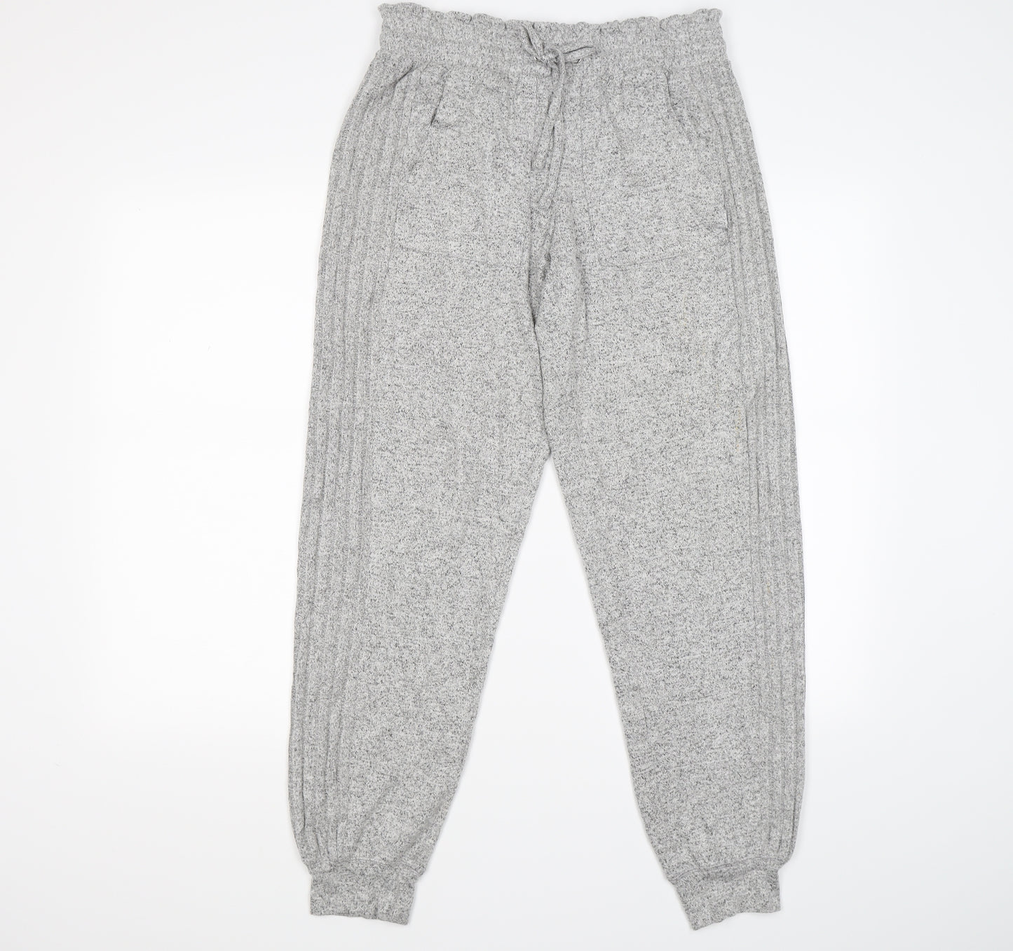 Marks and Spencer Womens Grey   Jogger Trousers Size 10 L26 in - casual lounge wear
