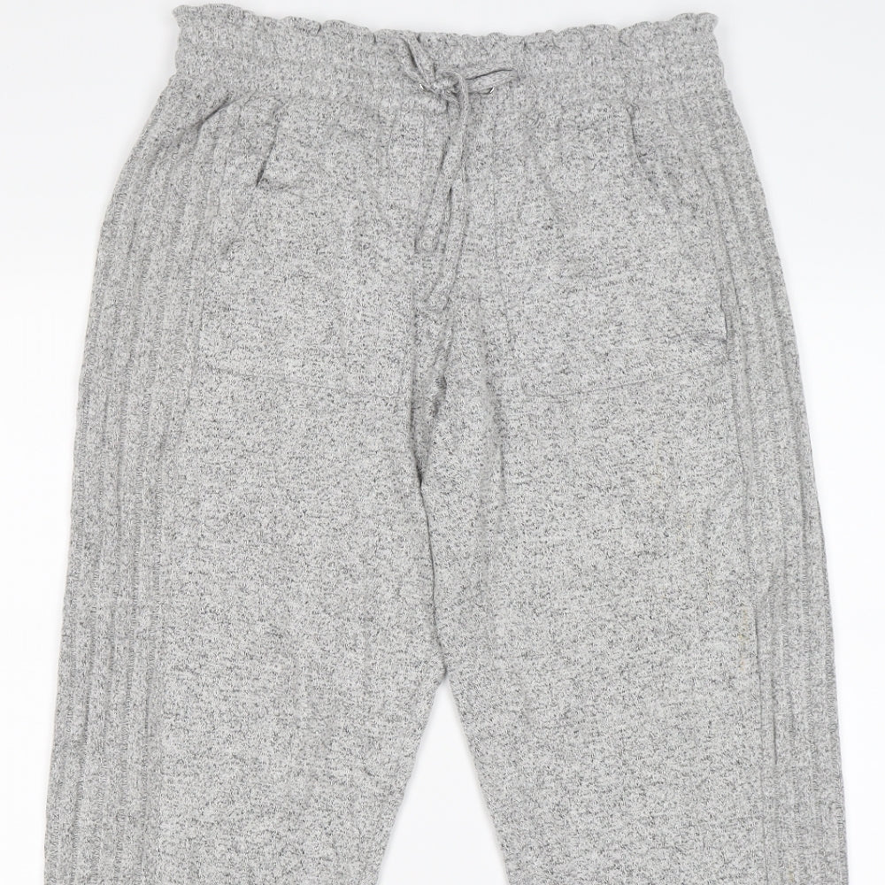 Marks and Spencer Womens Grey   Jogger Trousers Size 10 L26 in - casual lounge wear