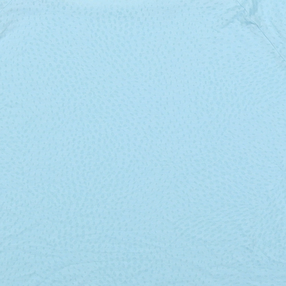 good move Womens Blue Polka Dot  Basic T-Shirt Size 12