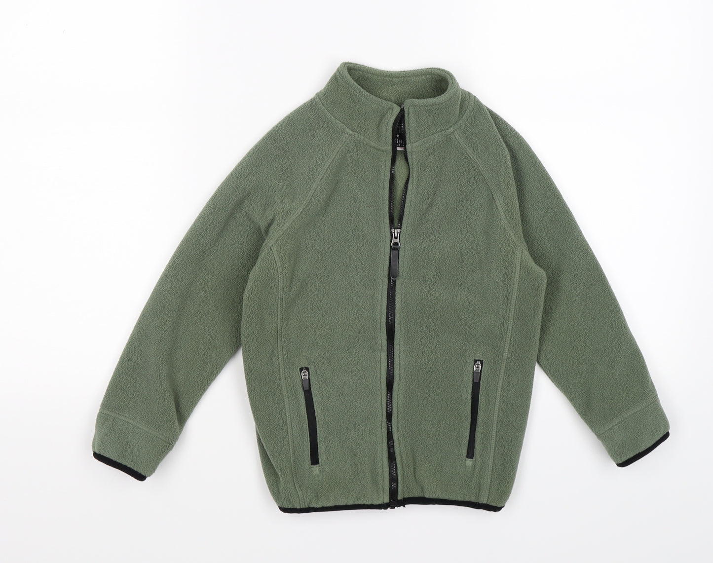 TU Boys Green  Fleece Pullover Jumper Size 6 Years