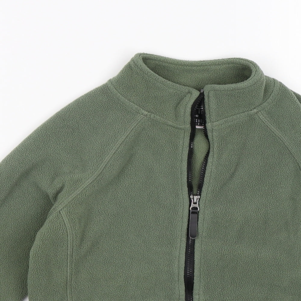 TU Boys Green  Fleece Pullover Jumper Size 6 Years