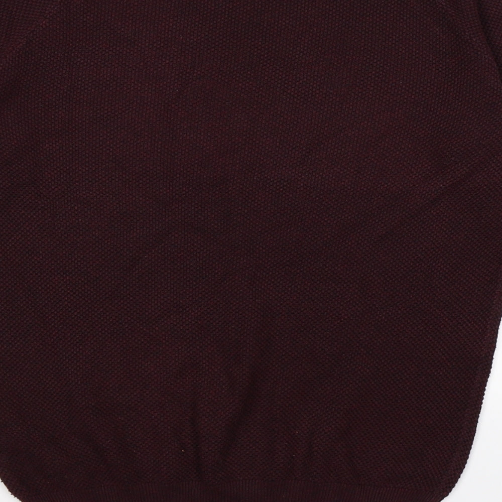 Burton Mens Red  Knit Pullover Jumper Size S