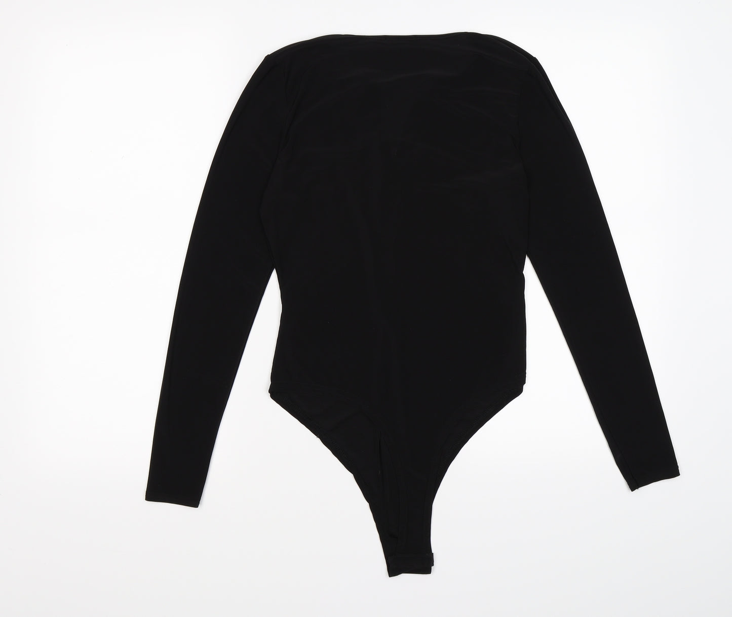 Boohoo Womens Black   Bodysuit One-Piece Size 12