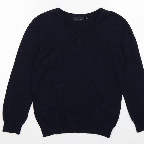 Debenhams Boys Blue  Knit Pullover Jumper Size 9-10 Years  - school wear