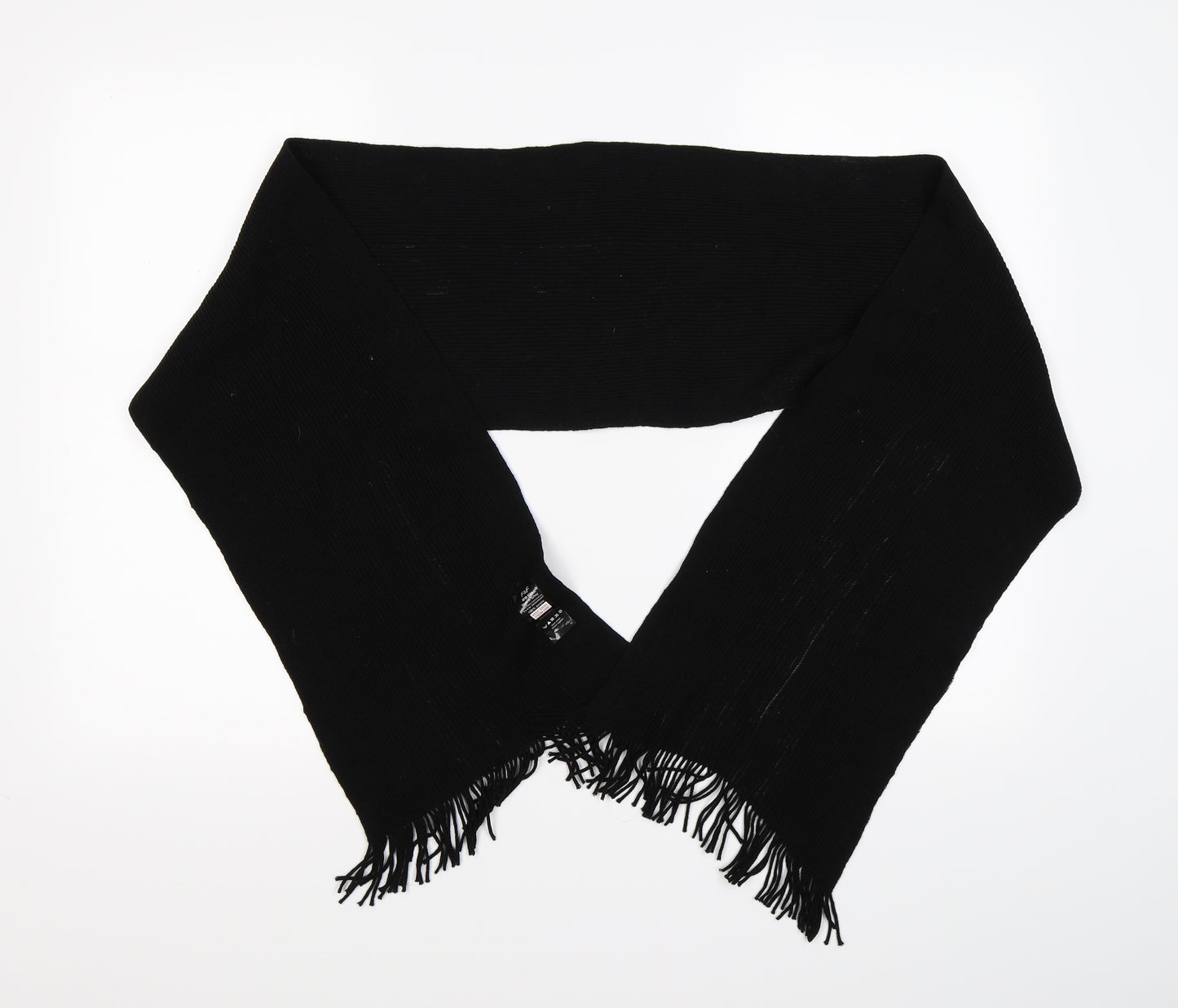 F&F Unisex Black  Knit  Scarf