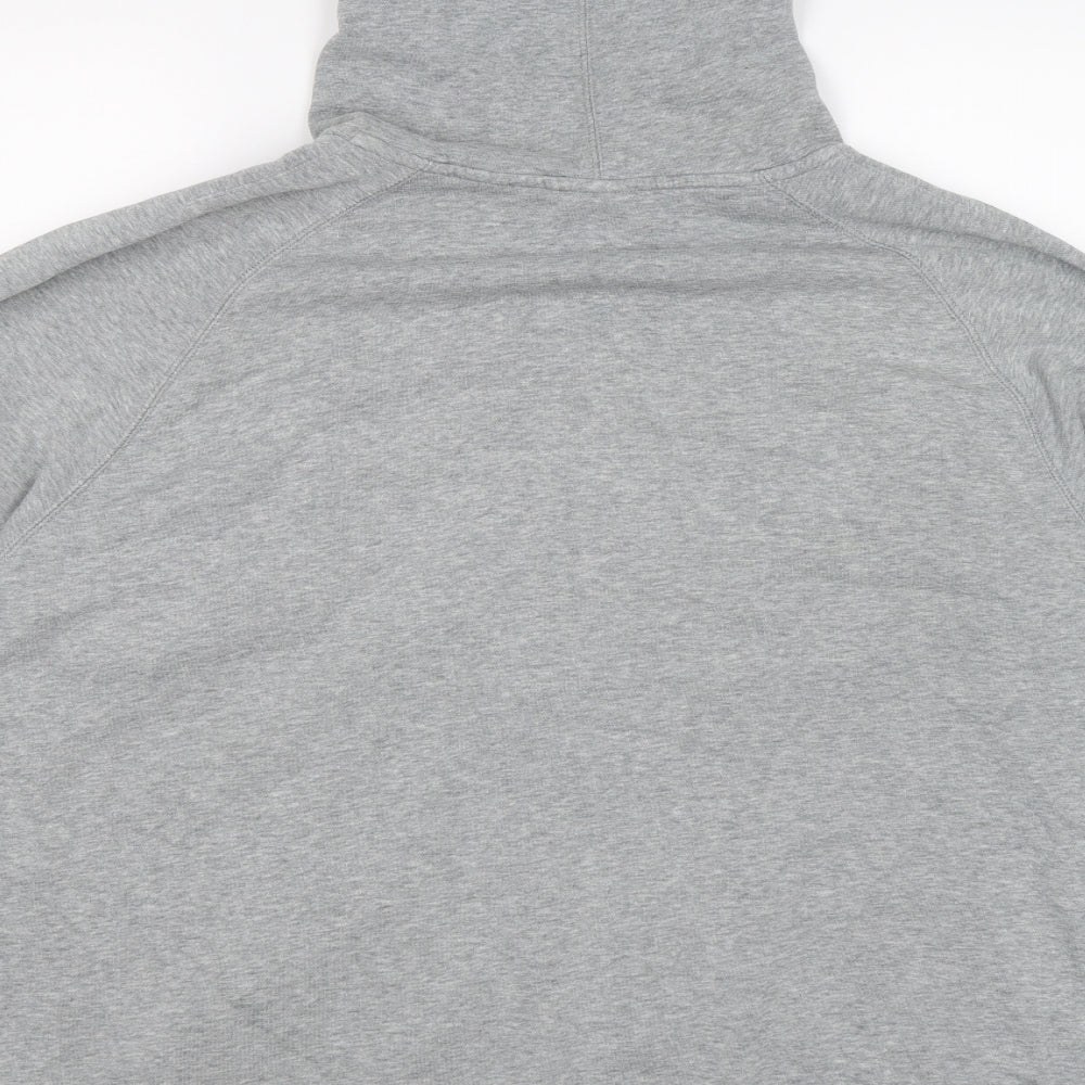 Jordan Mens Grey  Jersey Full Zip Hoodie Size 2XL