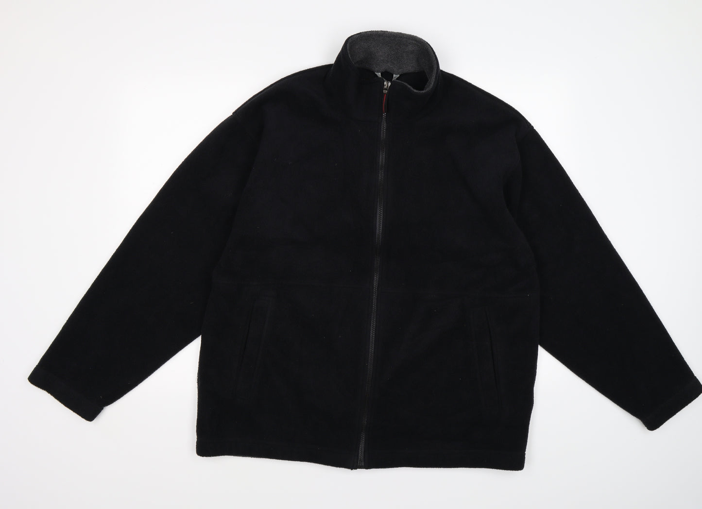 Marks and Spencer Mens Black  Fleece Jacket  Size XL