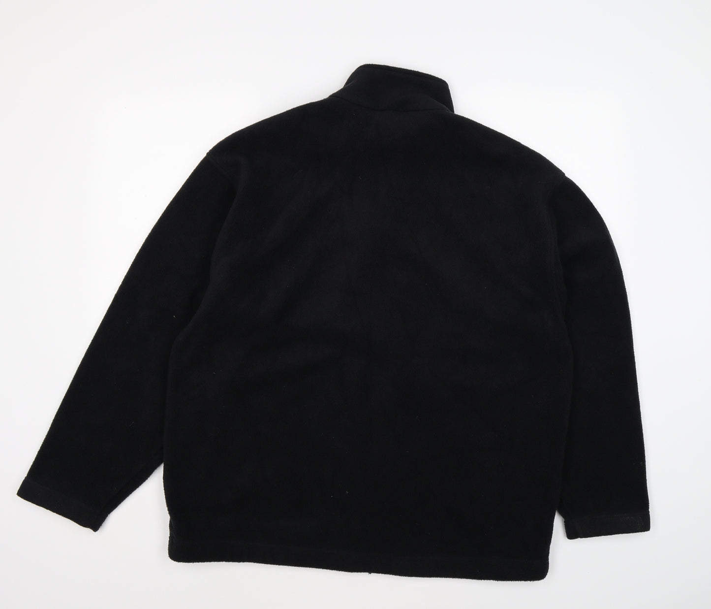 Marks and Spencer Mens Black  Fleece Jacket  Size XL
