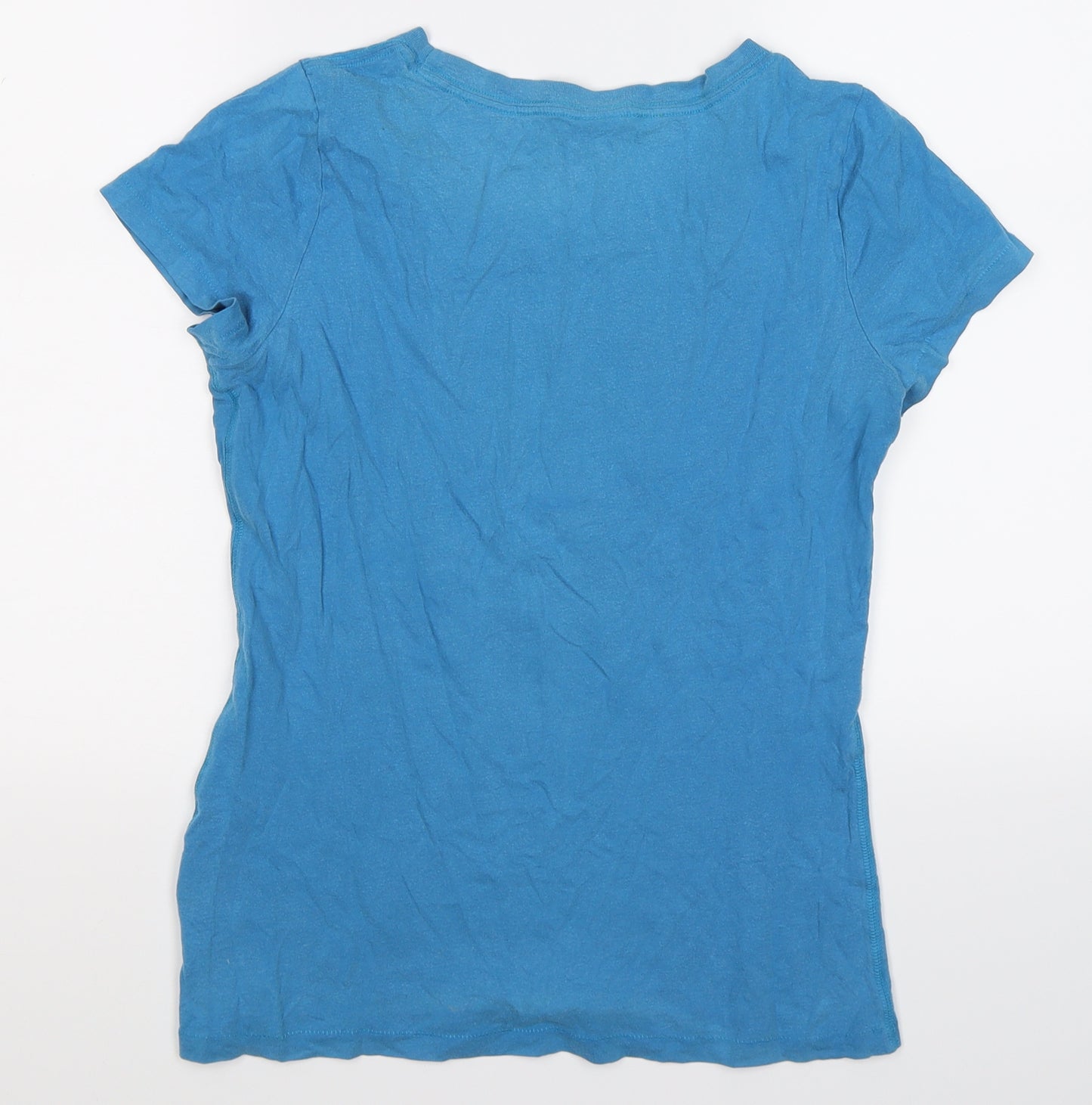 Abercrombie & Fitch Womens Blue   Basic T-Shirt Size L