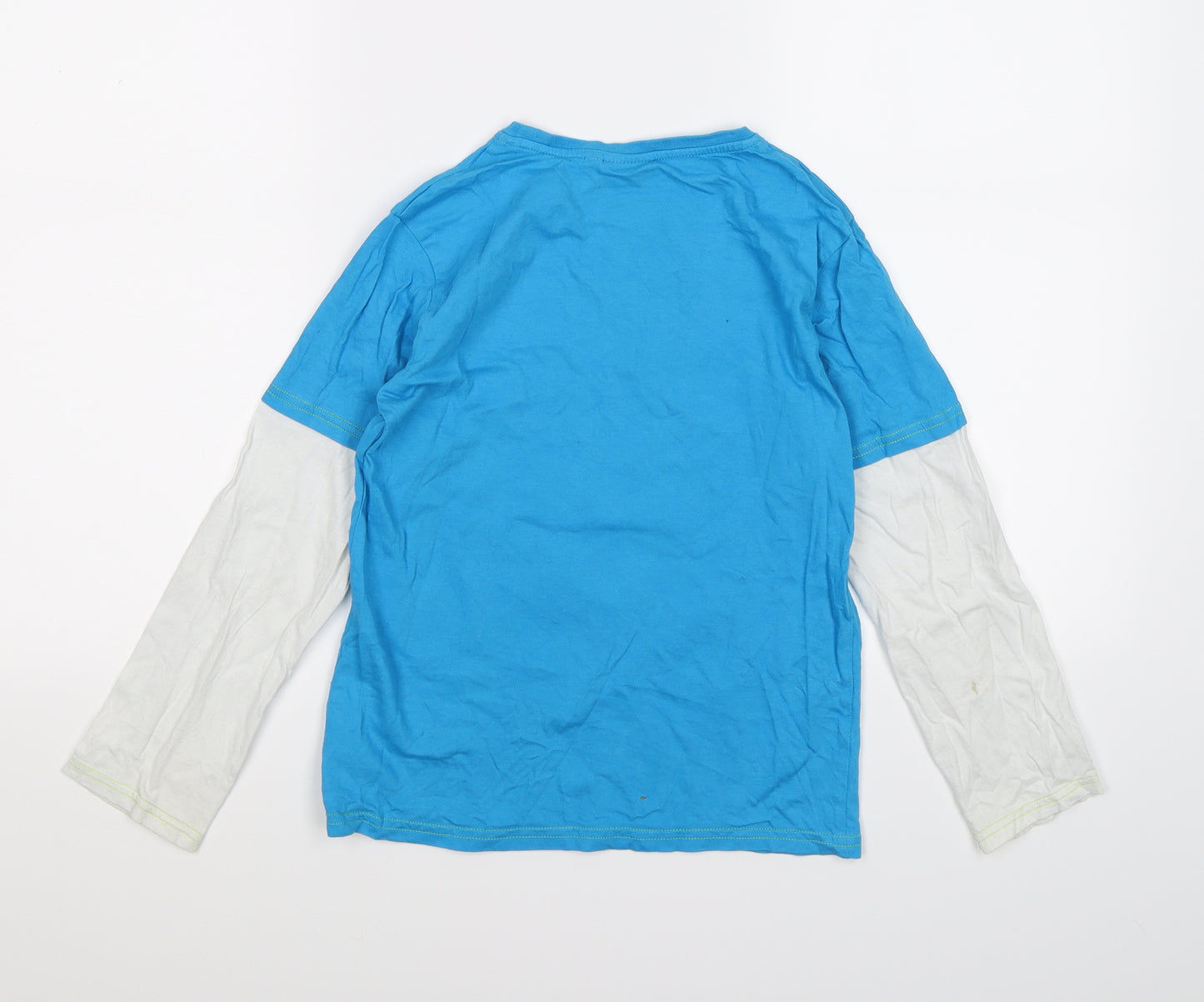 Cartoon Network Boys Blue   Basic T-Shirt Size 8-9 Years  - ben 10