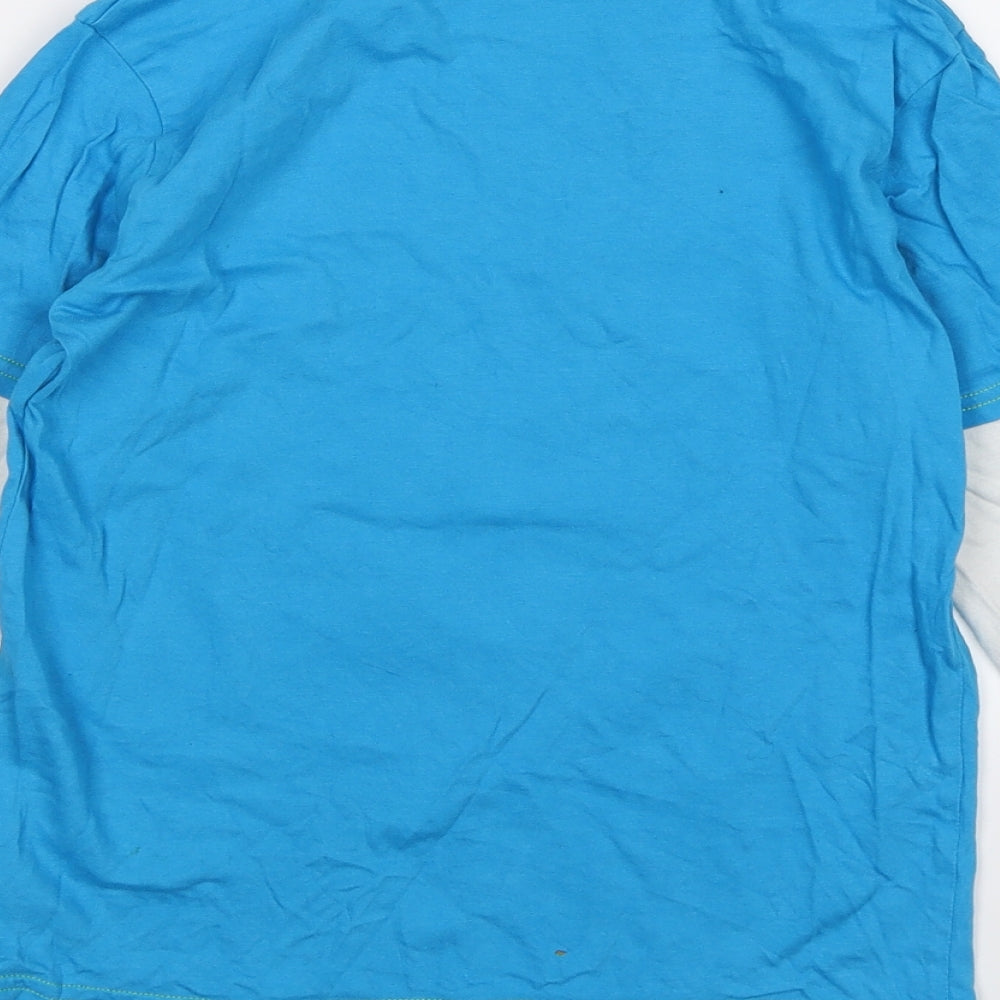 Cartoon Network Boys Blue   Basic T-Shirt Size 8-9 Years  - ben 10