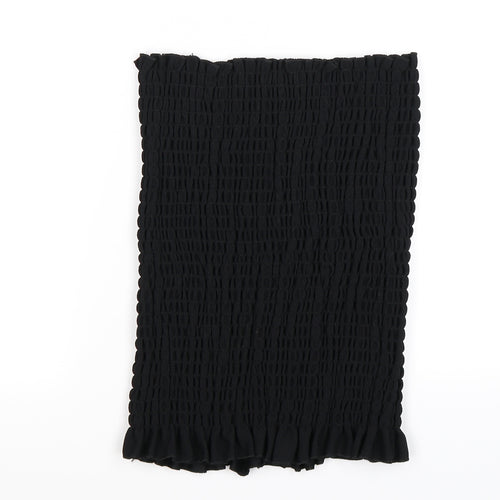 nastygal Womens Black Striped Microfibre Camisole Tank Size 10