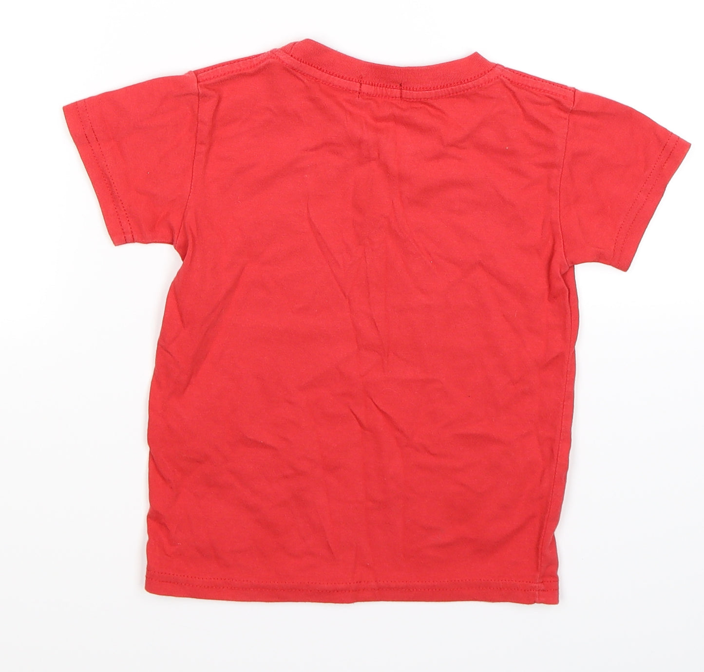 Hhead Jns Boys Red   Basic T-Shirt Size 3-4 Years  - weekend popcorn