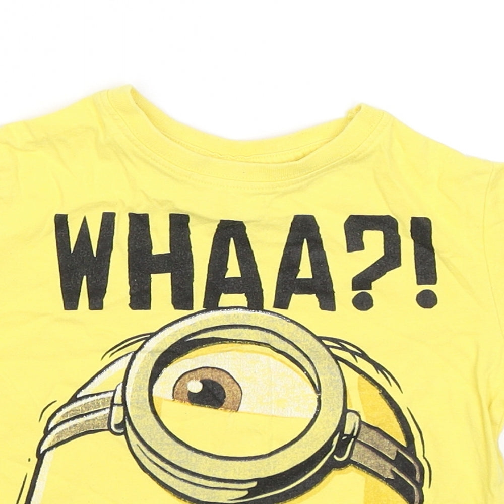 Despicable Me Boys Yellow   Basic T-Shirt Size 3 Years  - minion